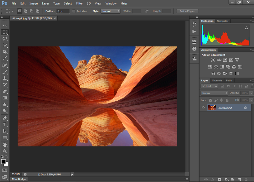 Photoshop CS6 da dairesel kırpma resimli anlatım.